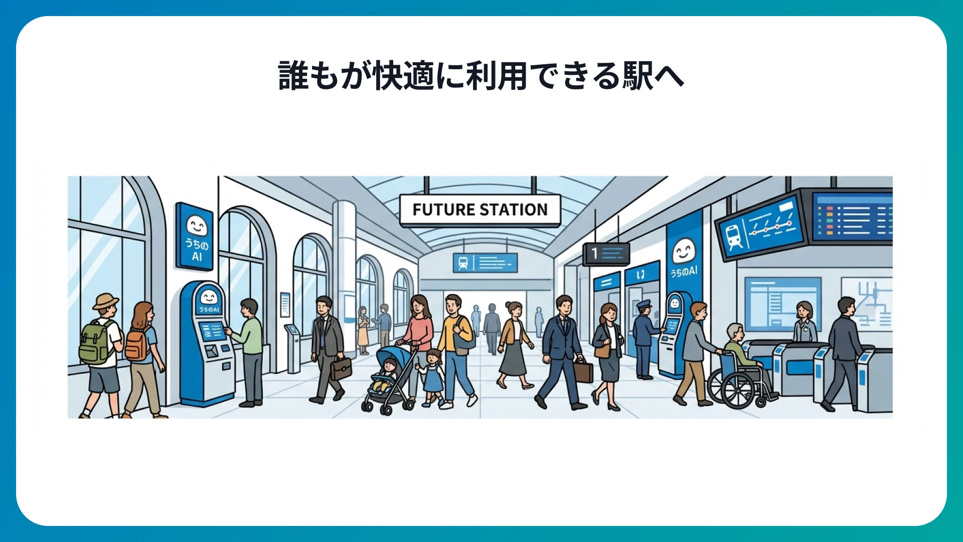 駅での案内サービスはAIエージェントで変わる