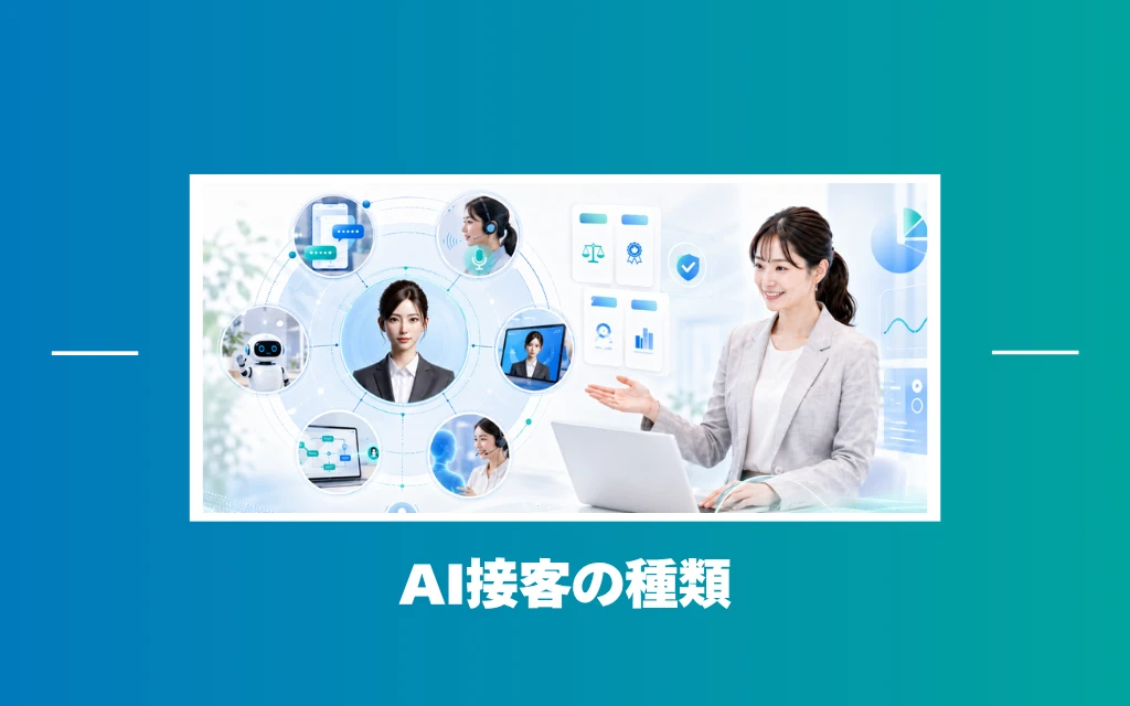 AI接客の種類のアイキャッチ